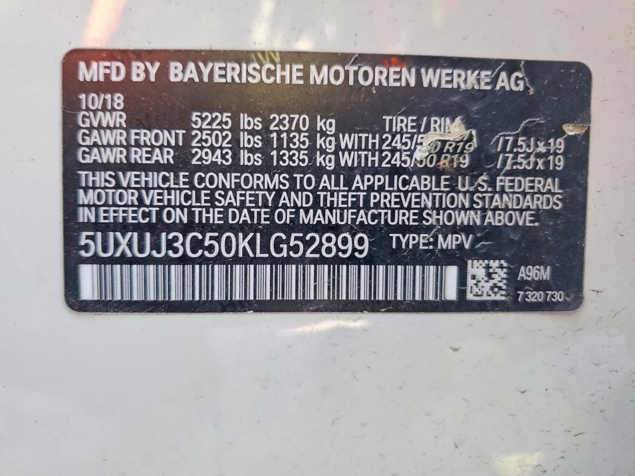 2019 BMW X4 xDrive30I - zdjęcie 13