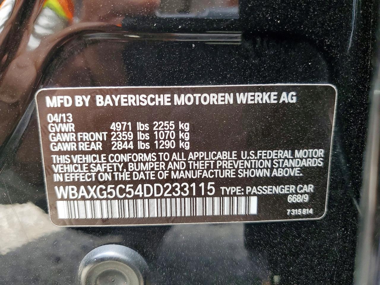 2013 BMW 528 I - zdjęcie 12