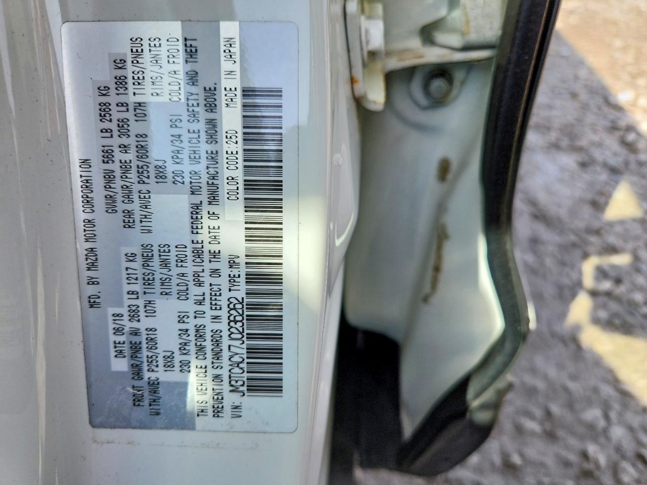 2018 Mazda Cx-9 Touring - zdjęcie 13