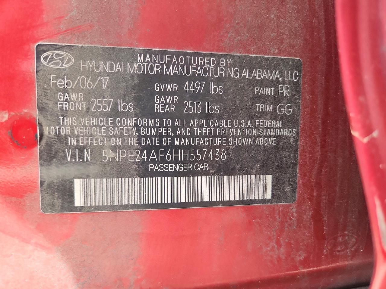 2017 Hyundai Sonata Base - zdjęcie 12