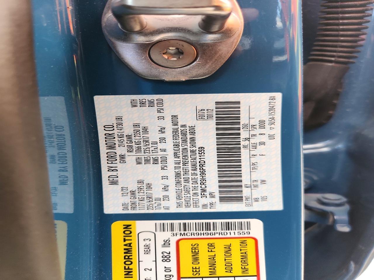 2023 Ford Bronco Sport Heritage Limited - zdjęcie 14