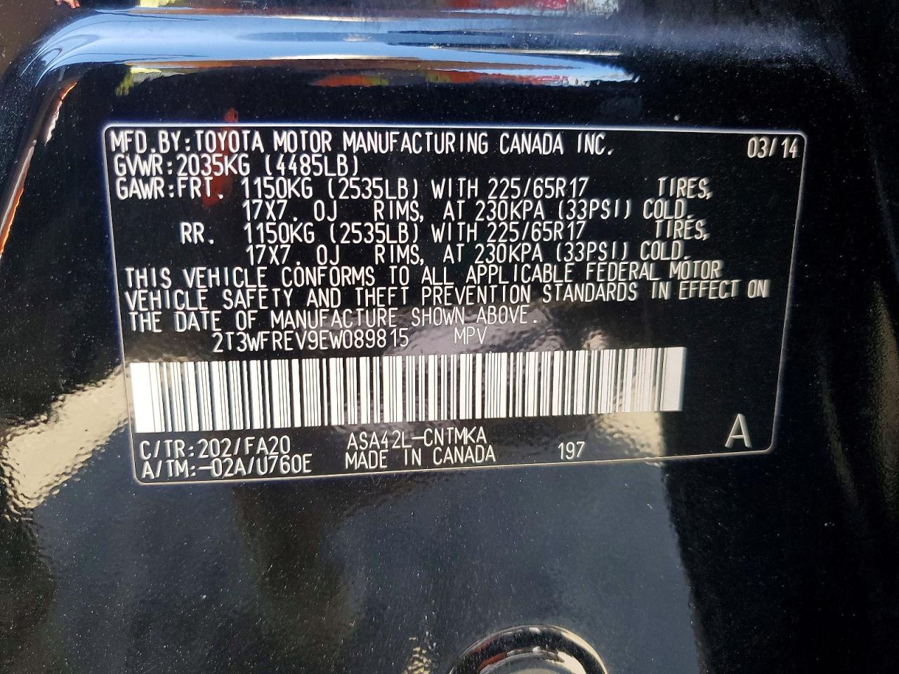 2014 Toyota Rav4 Xle - zdjęcie 13