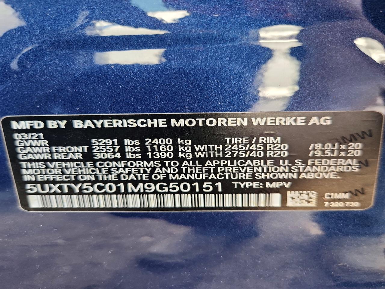 2021 BMW X3 xDrive30I - zdjęcie 12
