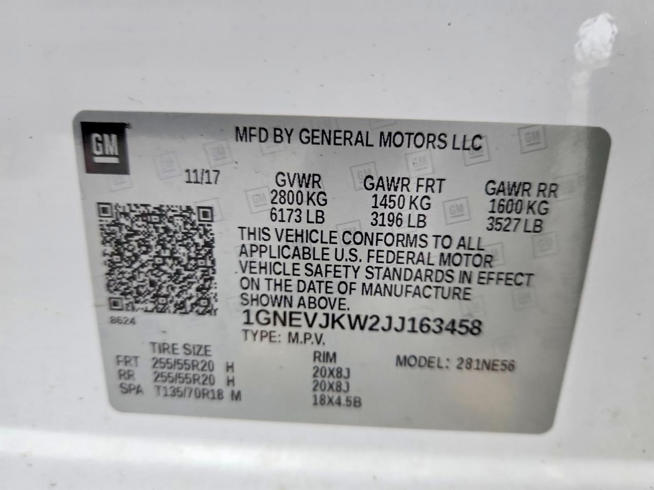 2018 Chevrolet Traverse Premier - zdjęcie 14