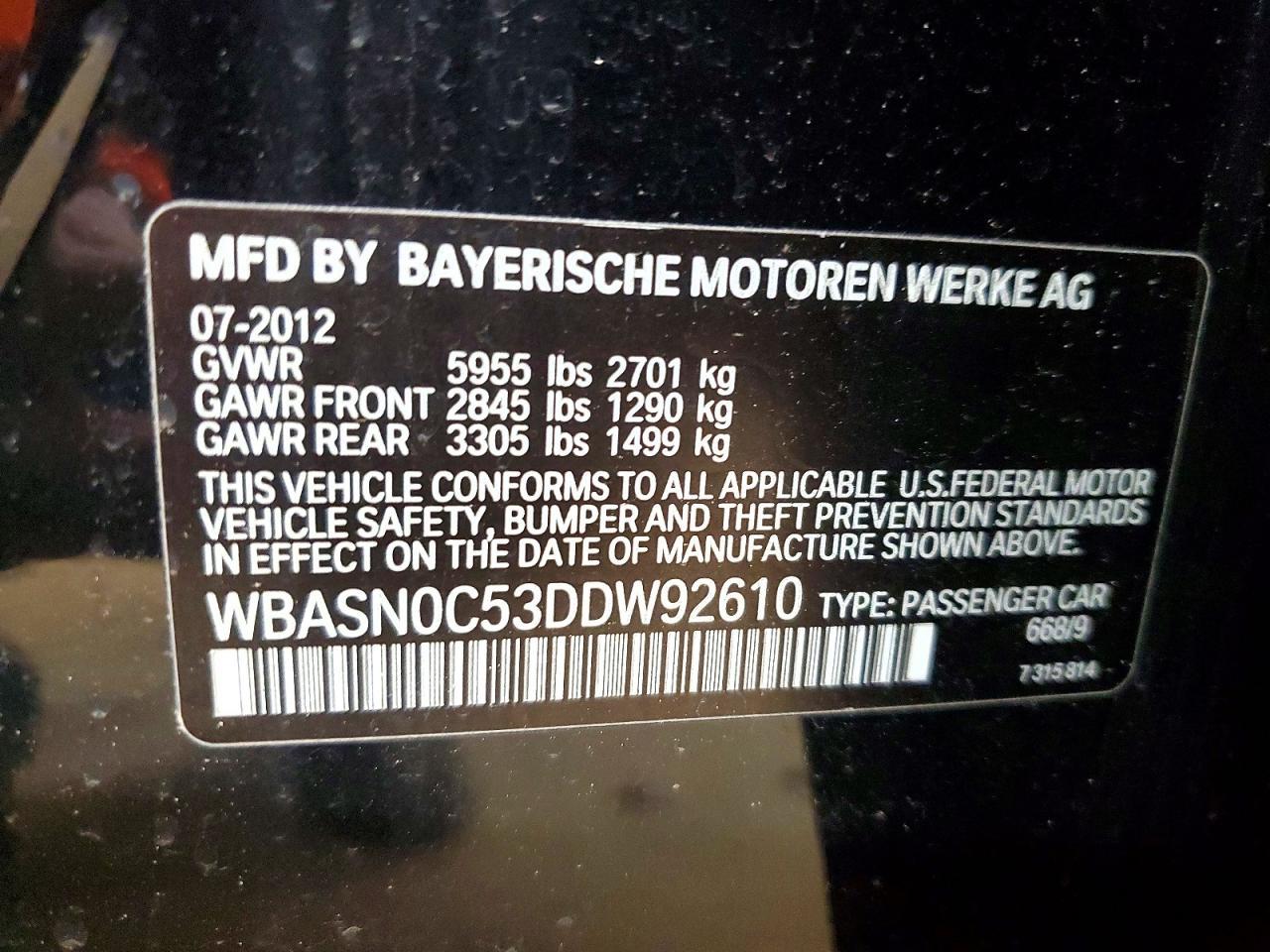 2013 BMW 550 Igt - zdjęcie 12