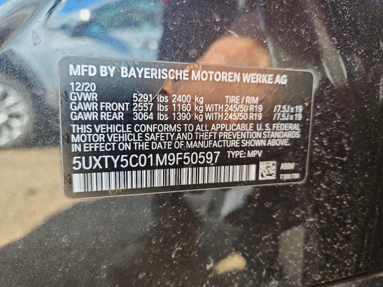 2021 BMW X3 xDrive30I - zdjęcie 12
