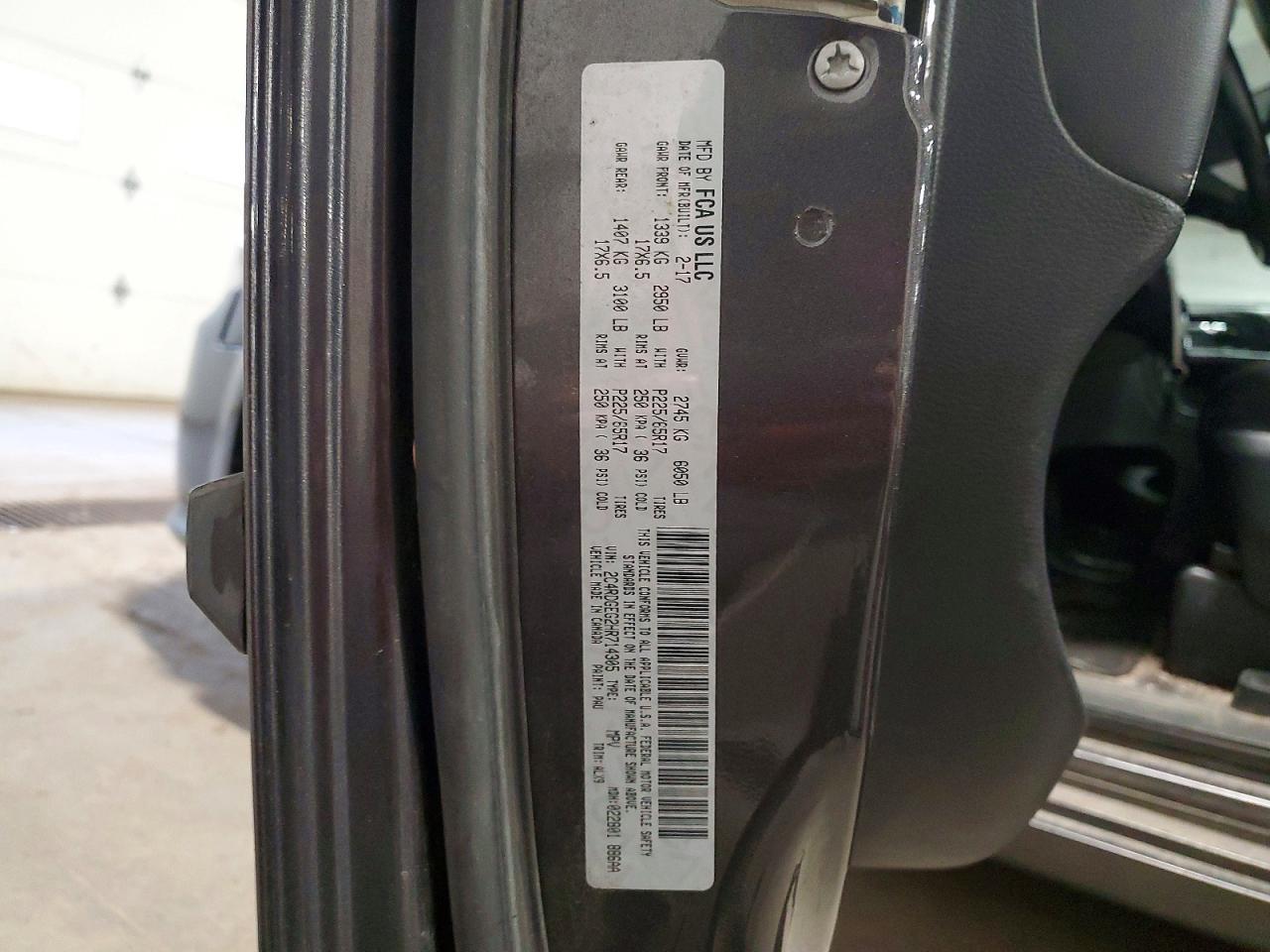 2017 Dodge Grand Caravan Gt - zdjęcie 13