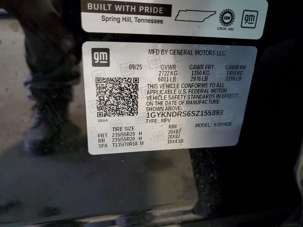 2025 Cadillac Xt5 Premium Luxury - zdjęcie 13