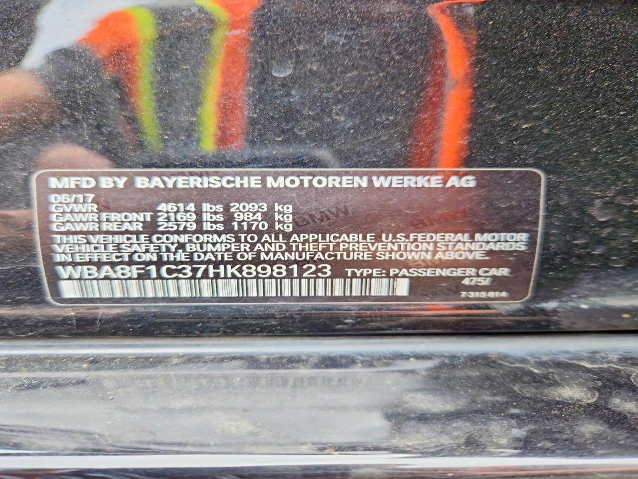 2017 BMW 328 D xDrive - zdjęcie 12