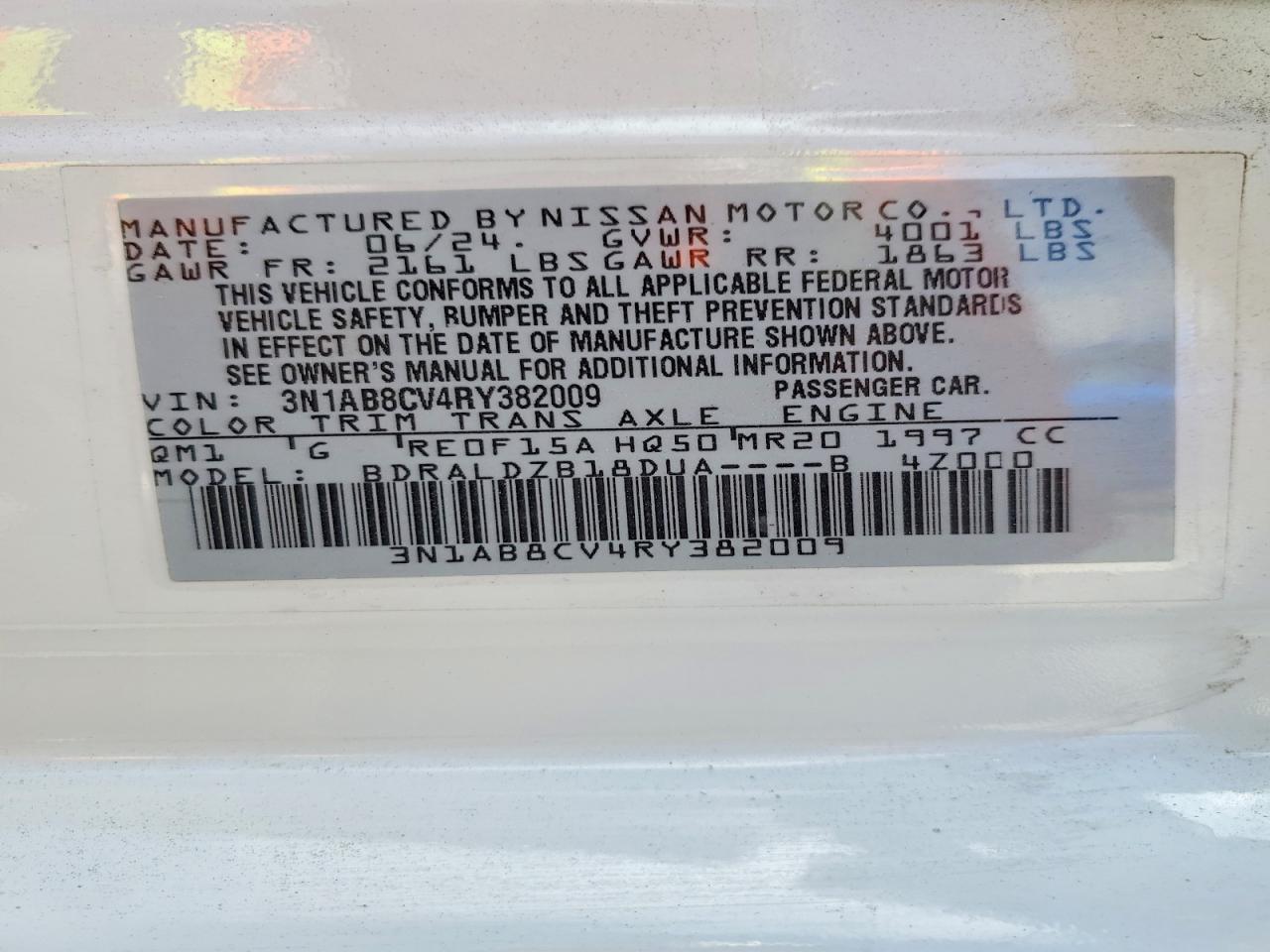 2024 Nissan Sentra Sv - zdjęcie 12