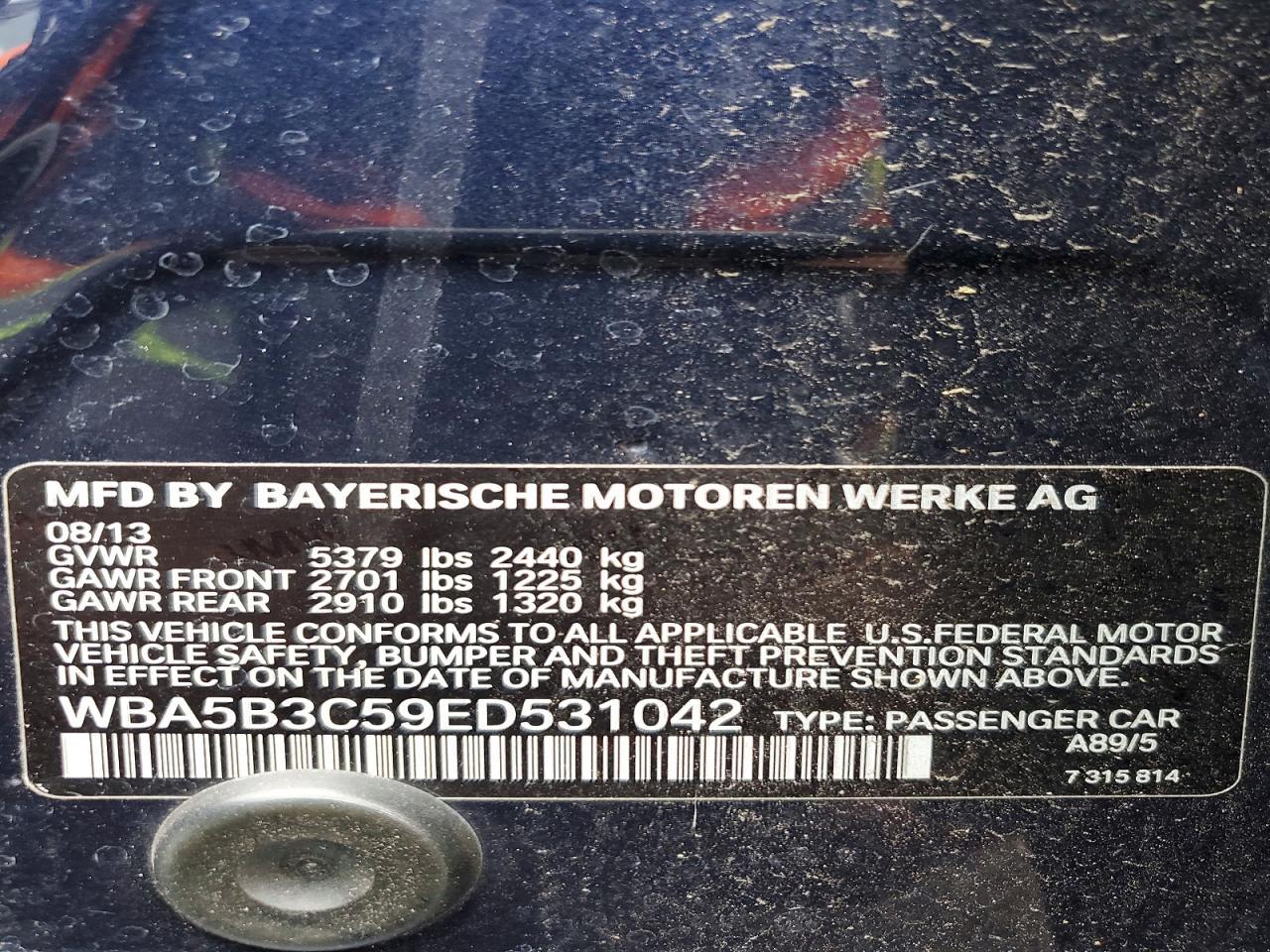 2014 BMW 535 Xi - zdjęcie 12