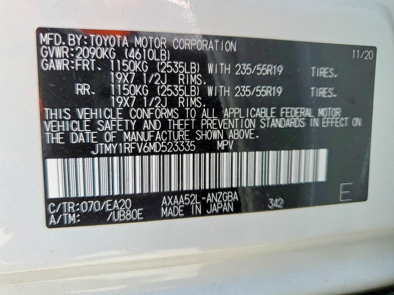 2021 Toyota Rav4 Limited - zdjęcie 14