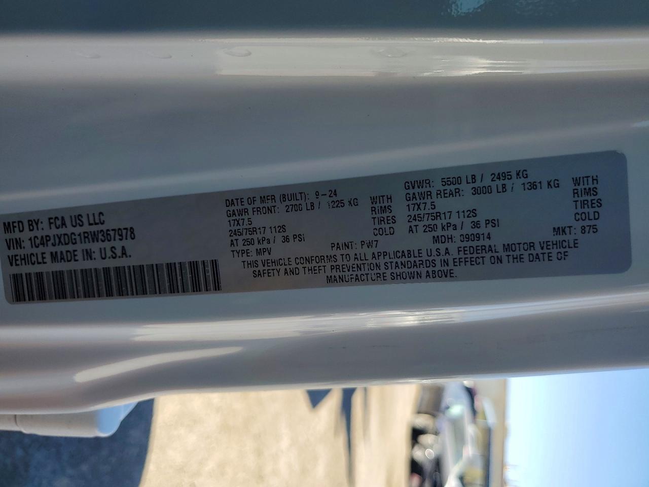 2024 Jeep Wrangler Sport - zdjęcie 13