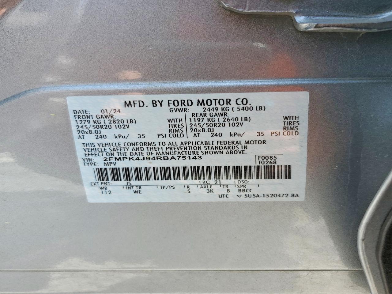 2024 Ford Edge Sel - zdjęcie 12