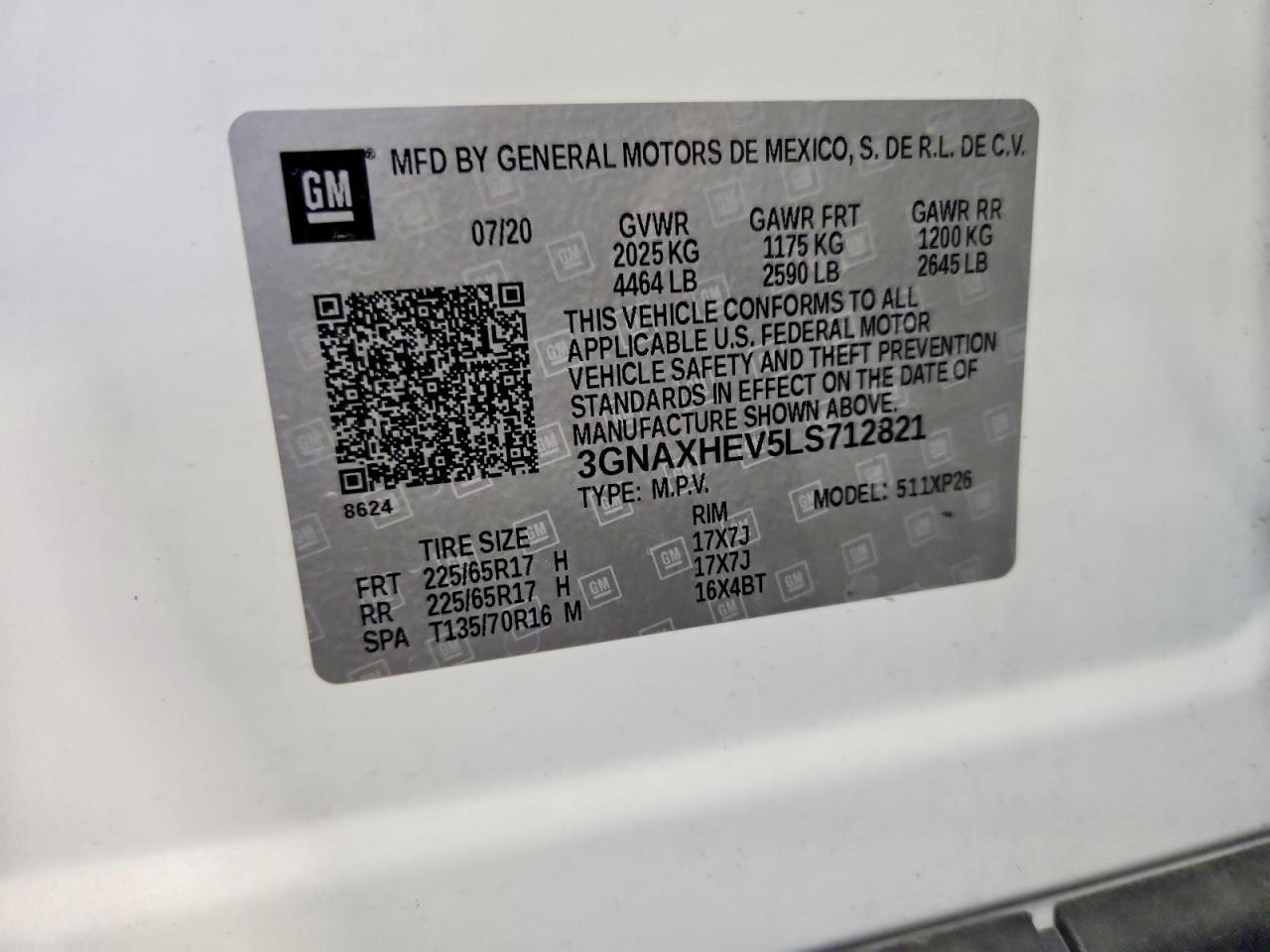 2020 Chevrolet Equinox Lt (3Lt) - zdjęcie 14