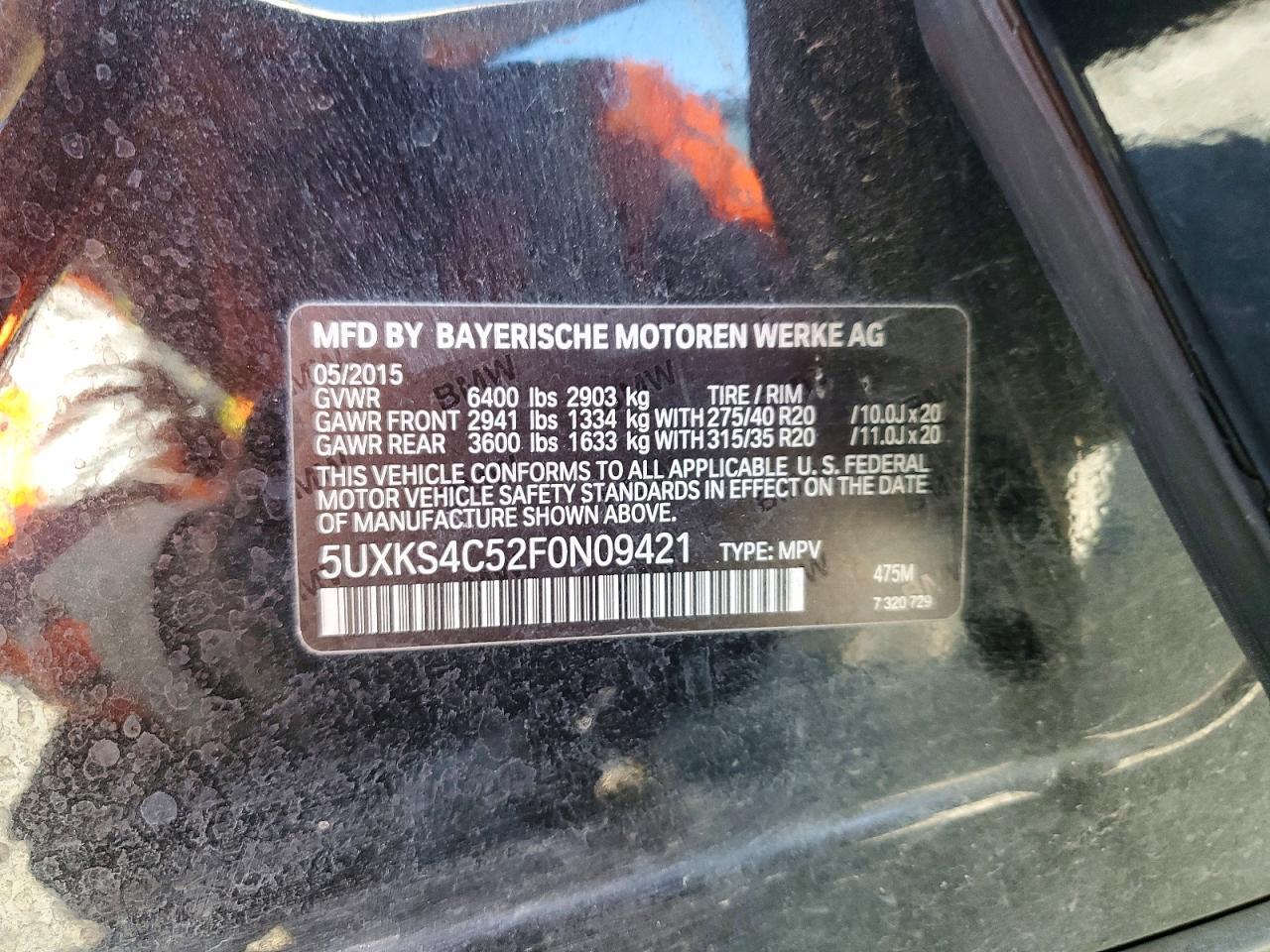 2015 BMW X5 - zdjęcie 12
