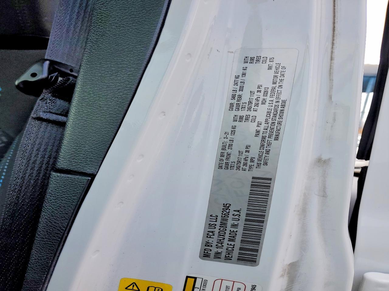 2021 Jeep Wrangler Unlimited Sport - zdjęcie 14