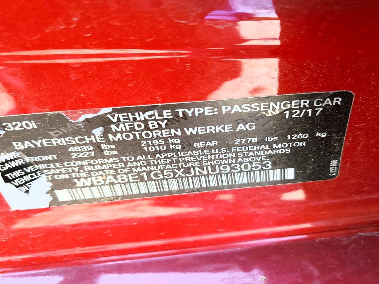 2018 BMW 320 I - zdjęcie 12