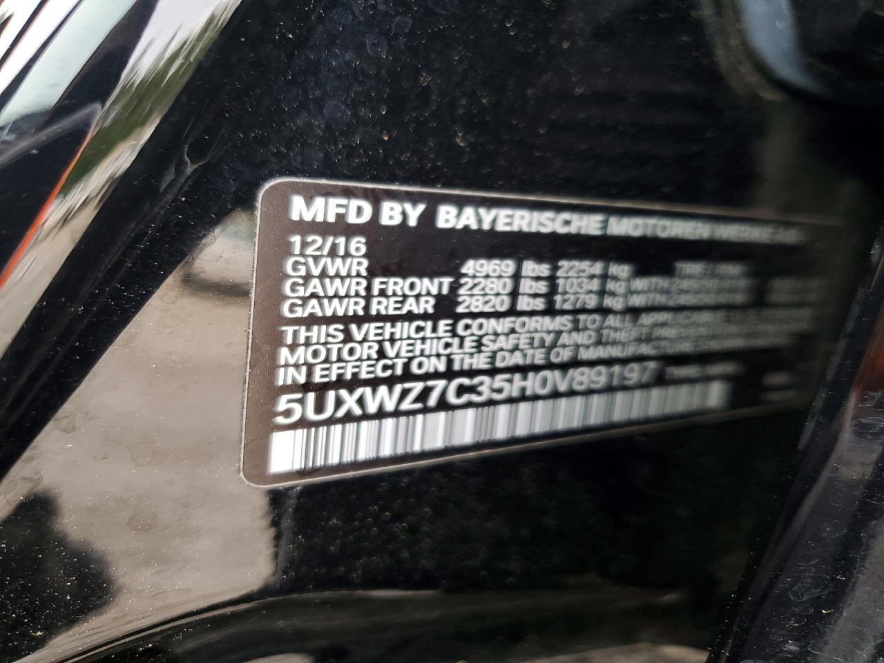 2017 BMW X3 Sdrive28I - zdjęcie 13