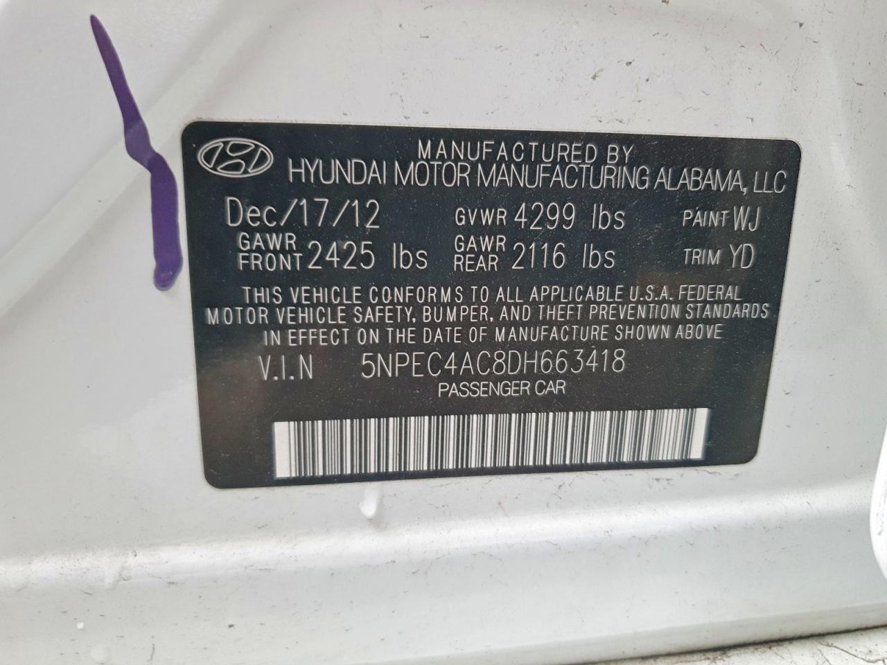 2013 Hyundai Sonata Limited - zdjęcie 12