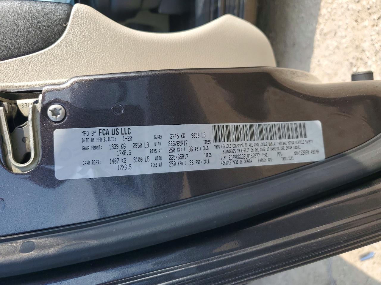 2020 Dodge Grand Caravan Sxt - zdjęcie 13