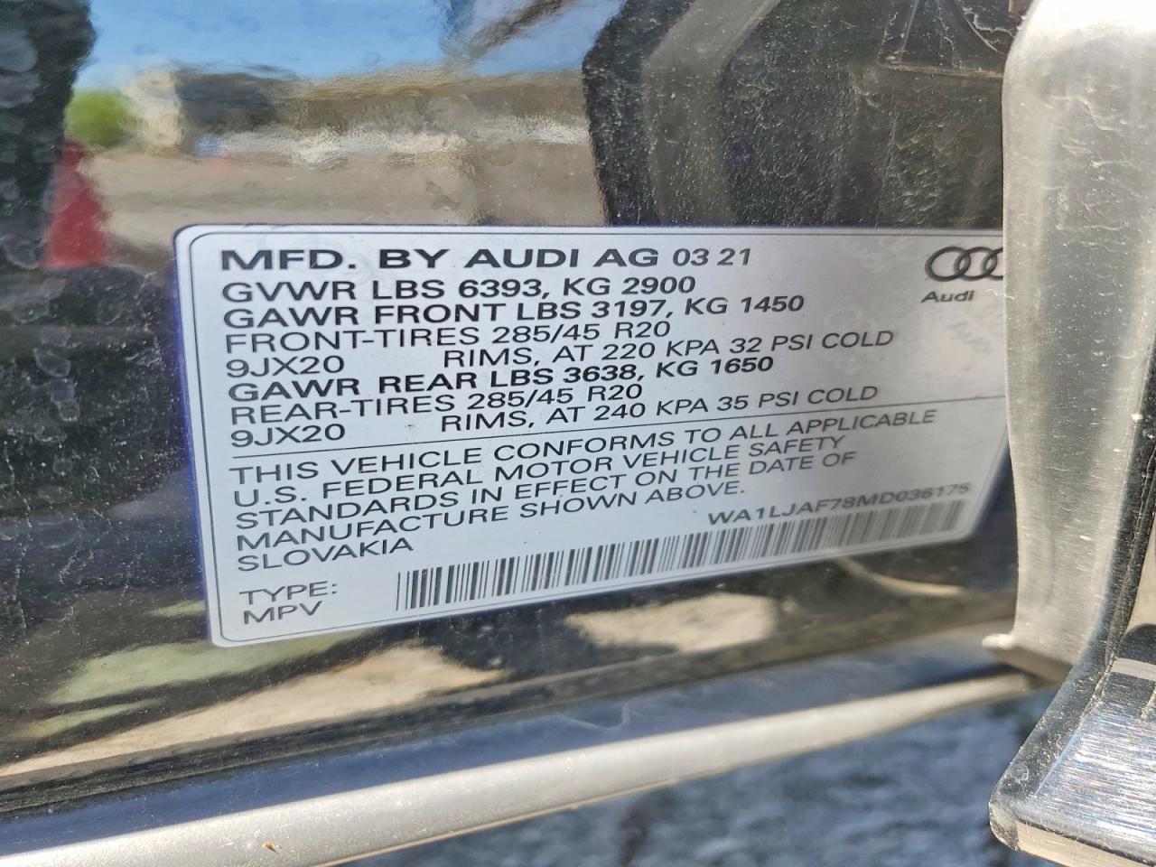 2021 Audi Q7 Premium Plus - zdjęcie 13