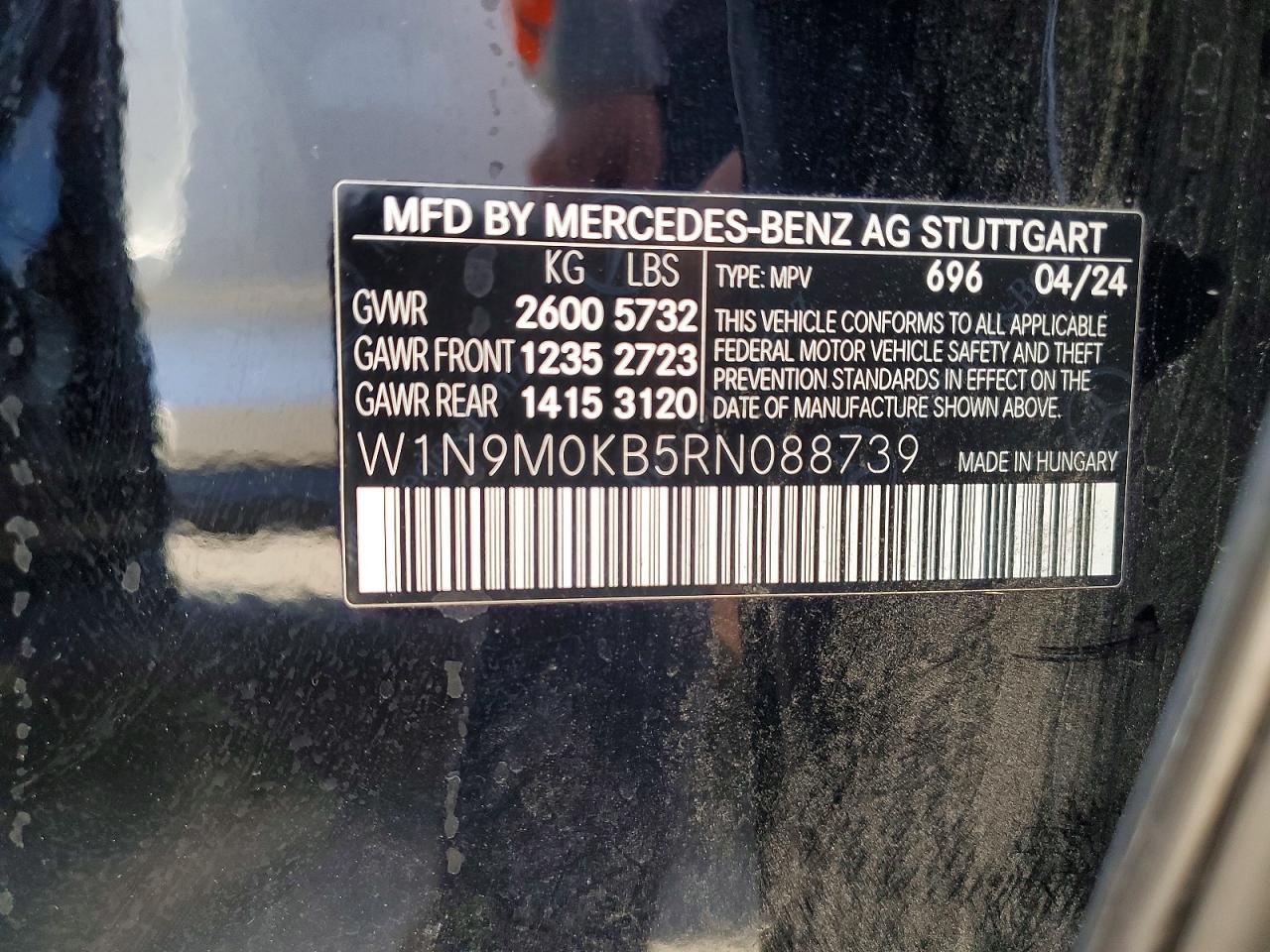 2024 Mercedes-Benz Eqb 300 4Matic - zdjęcie 13