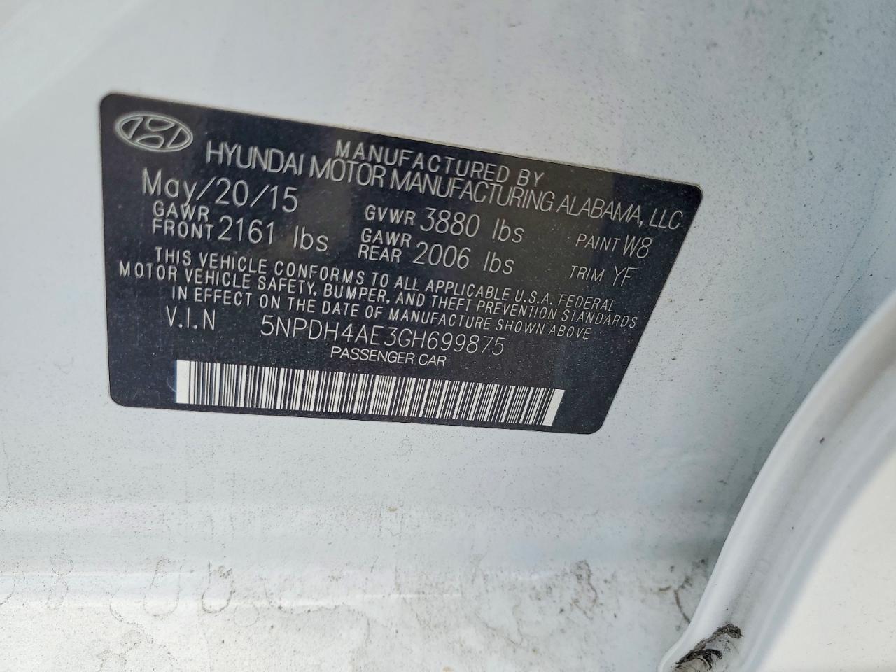 2016 Hyundai Elantra Se - zdjęcie 12
