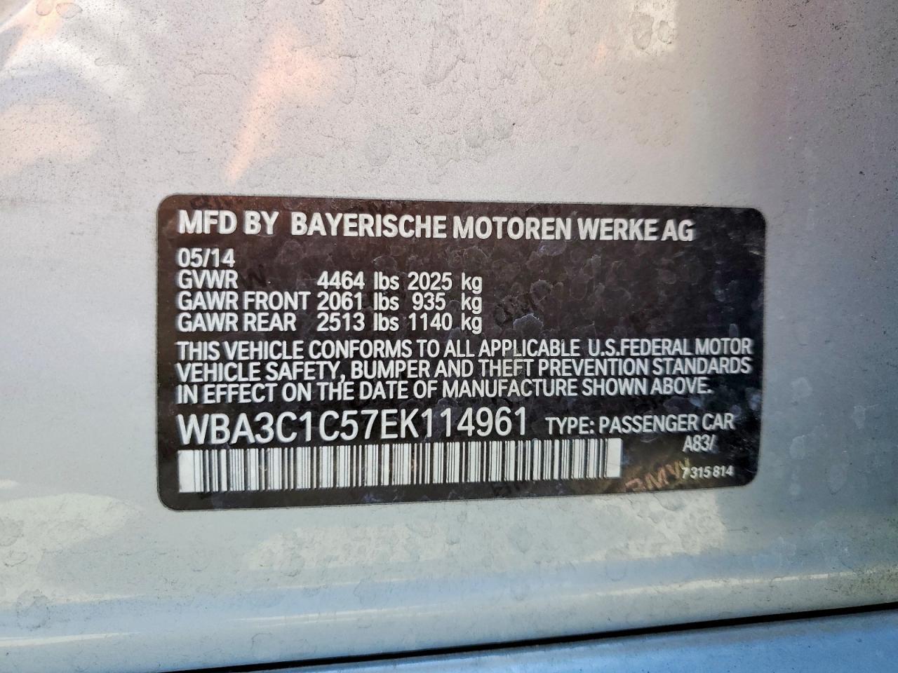 2014 BMW 328 I Sulev - zdjęcie 12