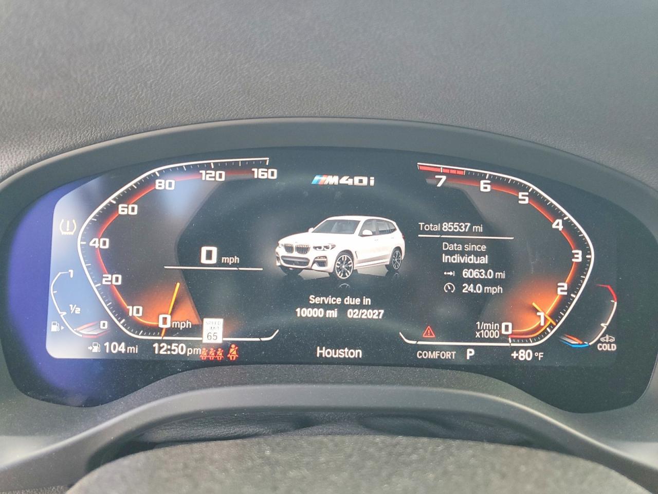 2020 BMW X3 xDrivem40I - zdjęcie 9
