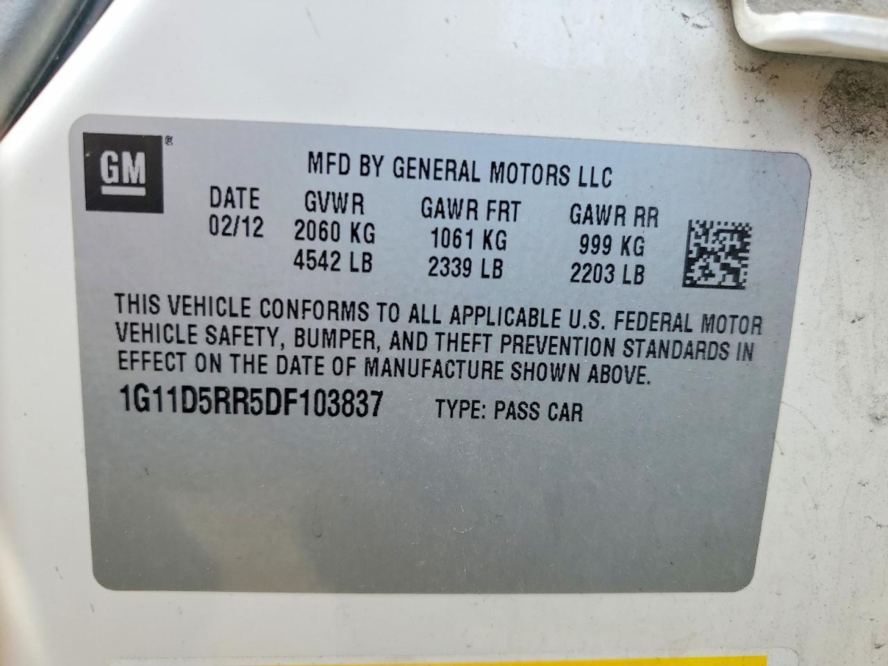 2013 Chevrolet Malibu 1Lt - zdjęcie 12