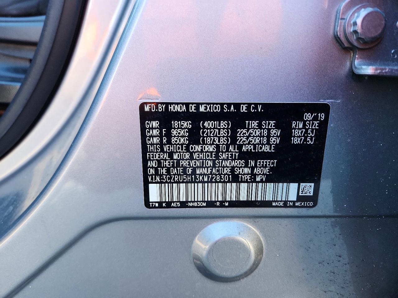 2019 Honda Hr-V Sport - zdjęcie 13