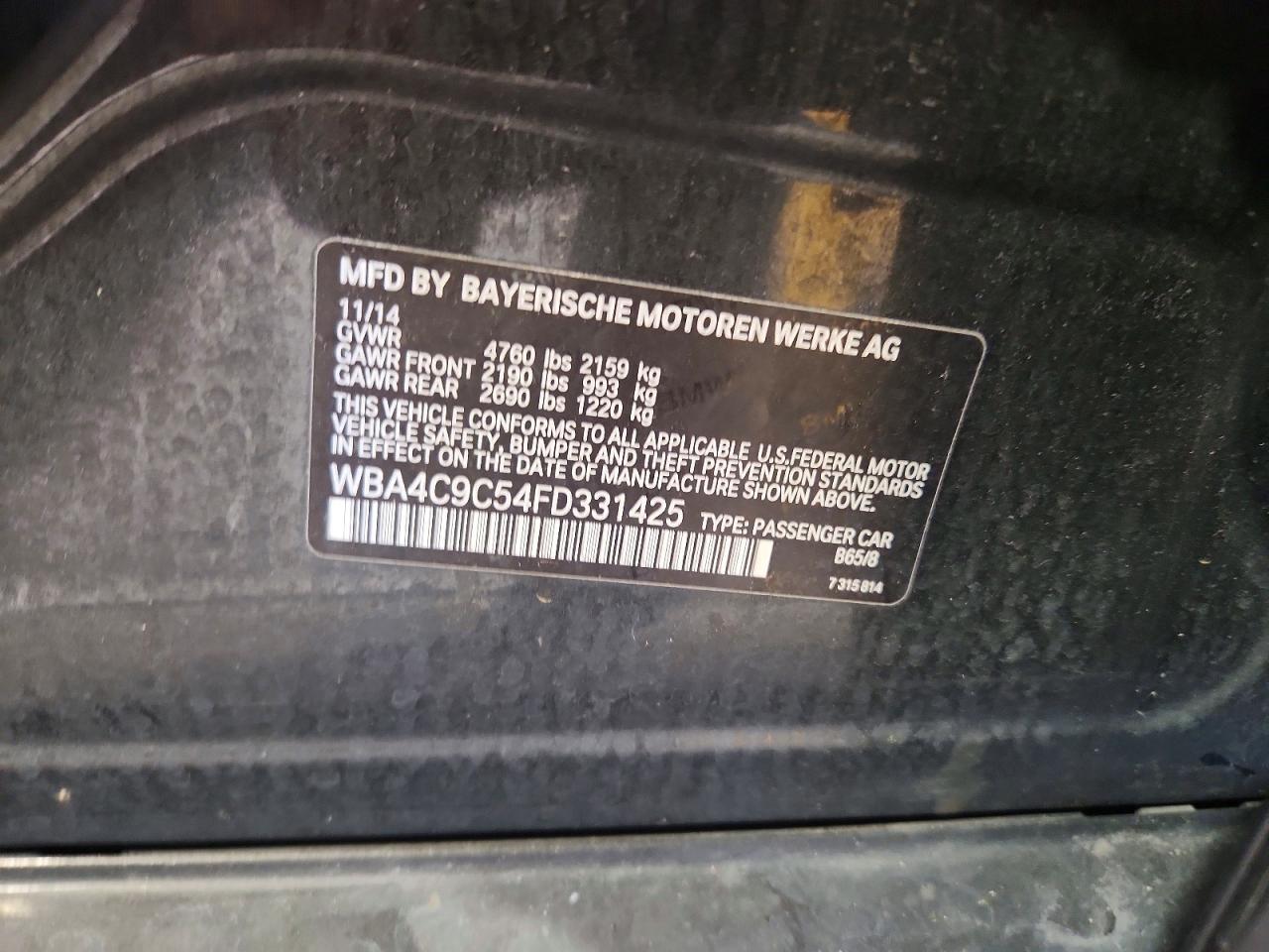 2015 BMW 428 Xi Gran Coupe Sulev - zdjęcie 12