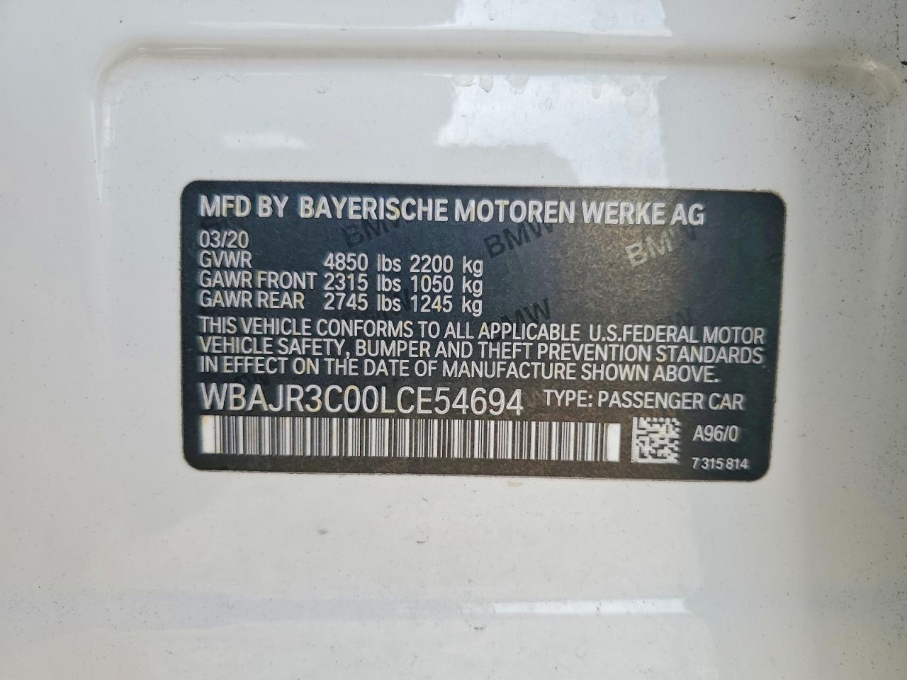 2020 BMW 530 - zdjęcie 12