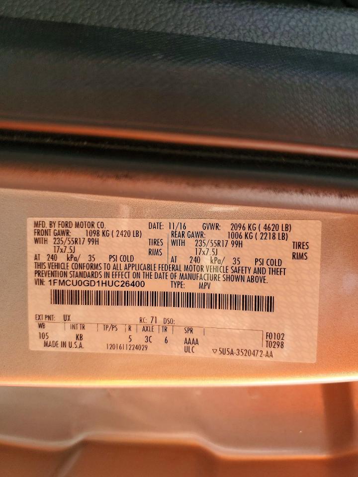 2017 Ford Escape Se - zdjęcie 13