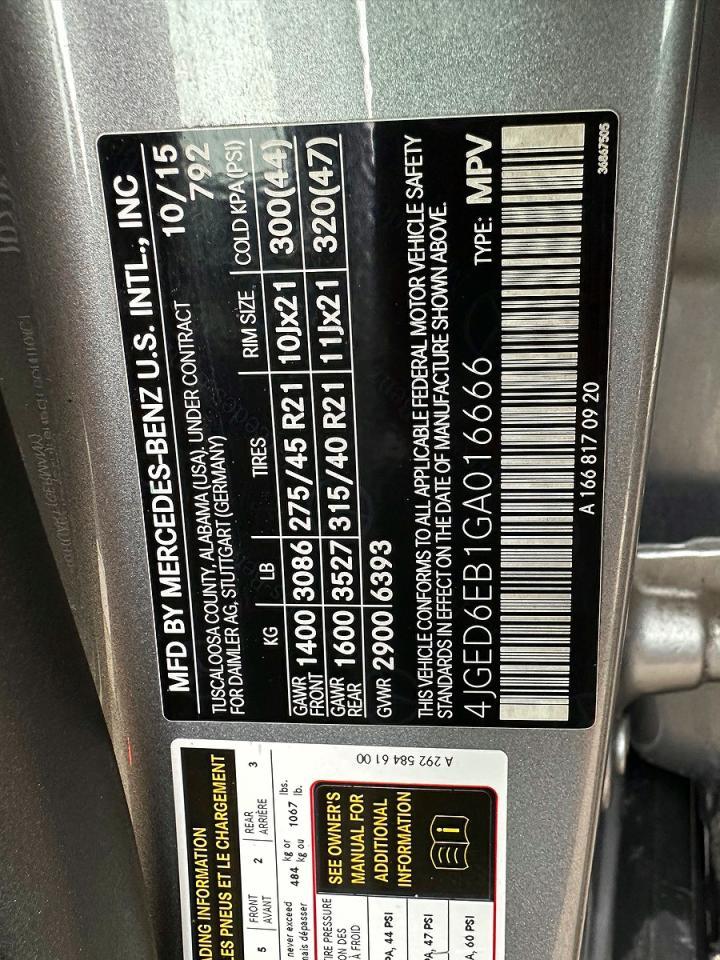 2016 Mercedes-Benz Gle 450 Amg Coupe 4Matic - zdjęcie 10
