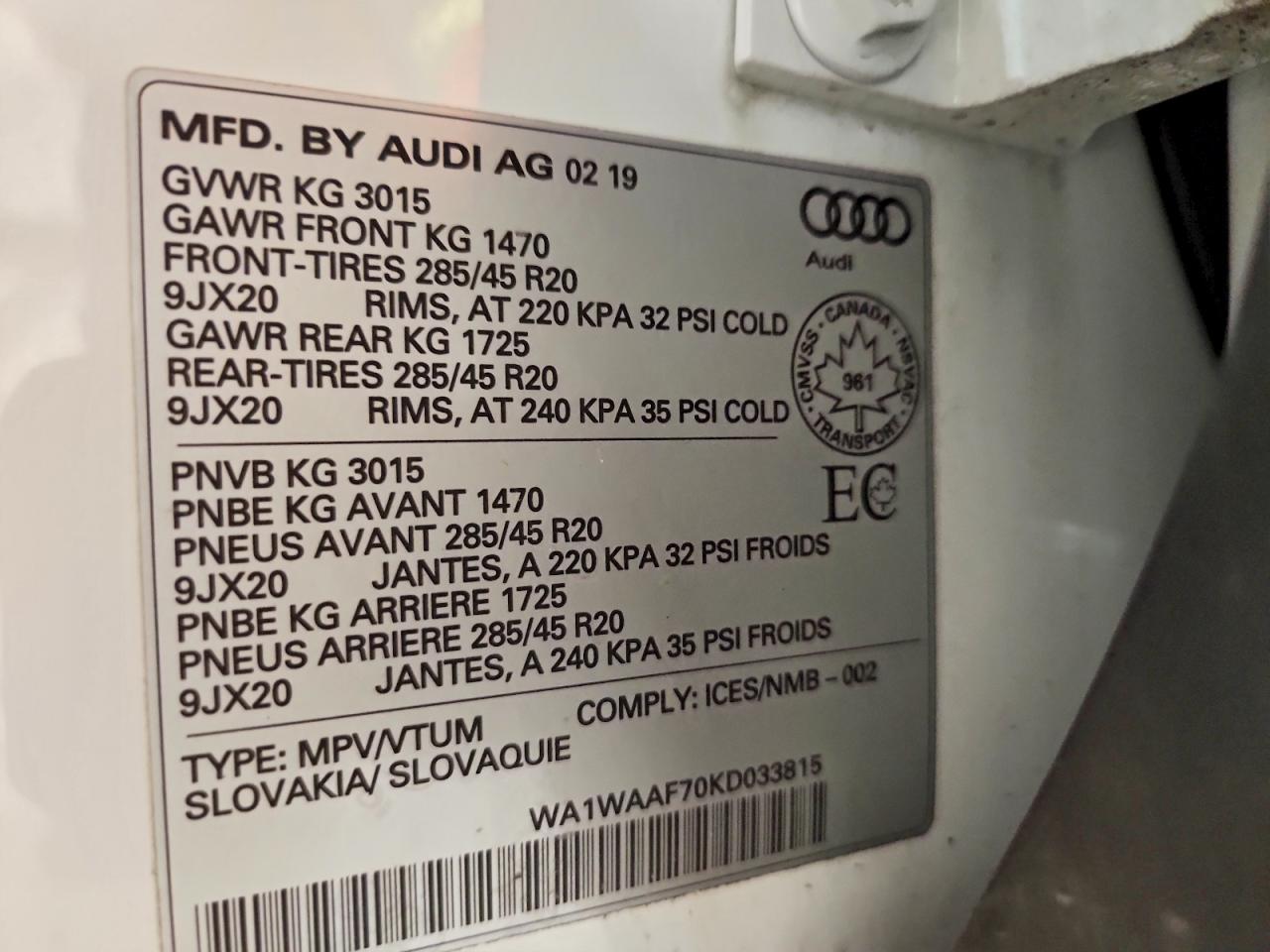 2019 Audi Q7 Technik S-Line - zdjęcie 12