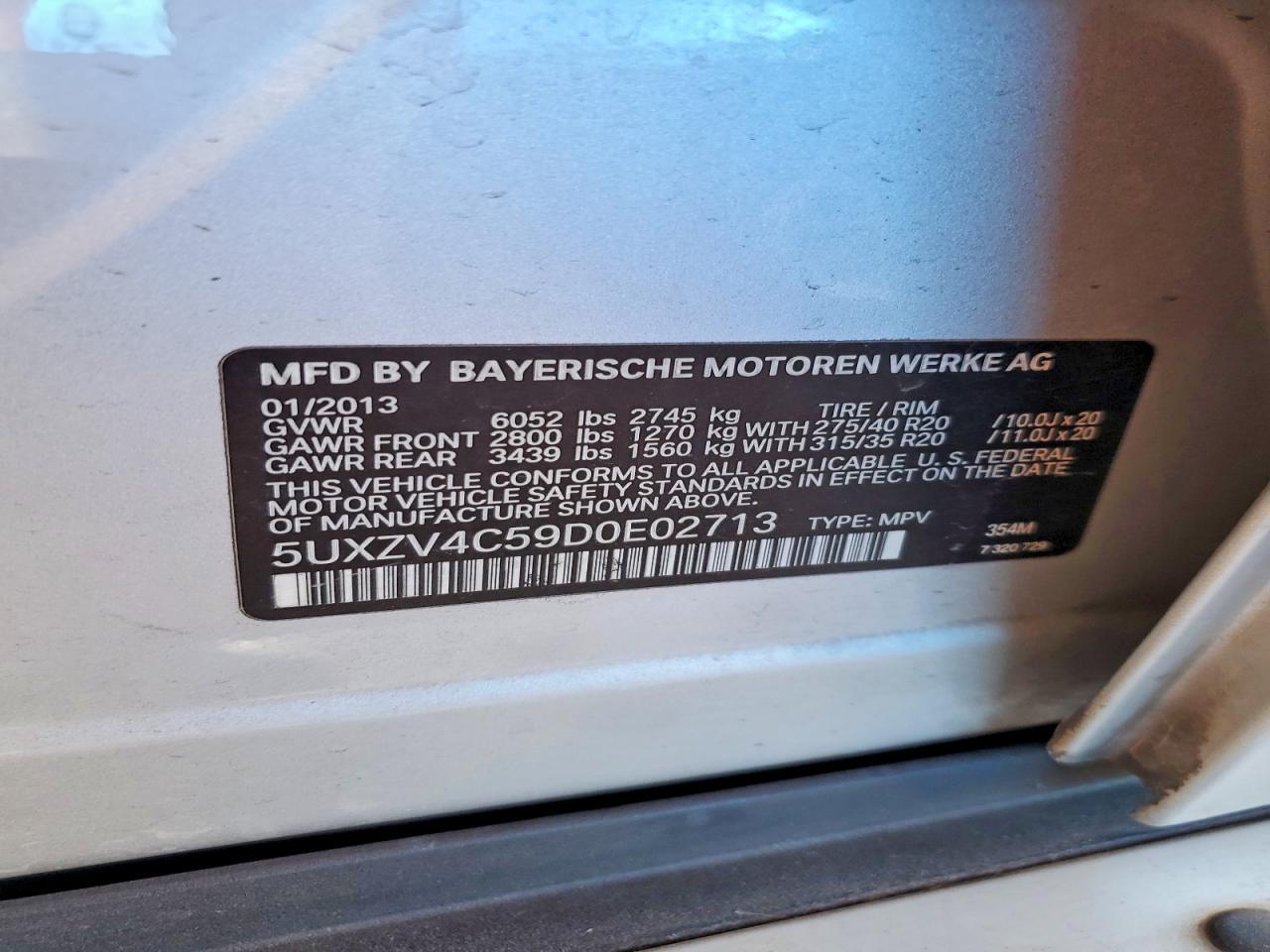 2013 BMW X5 xDrive35I - zdjęcie 13