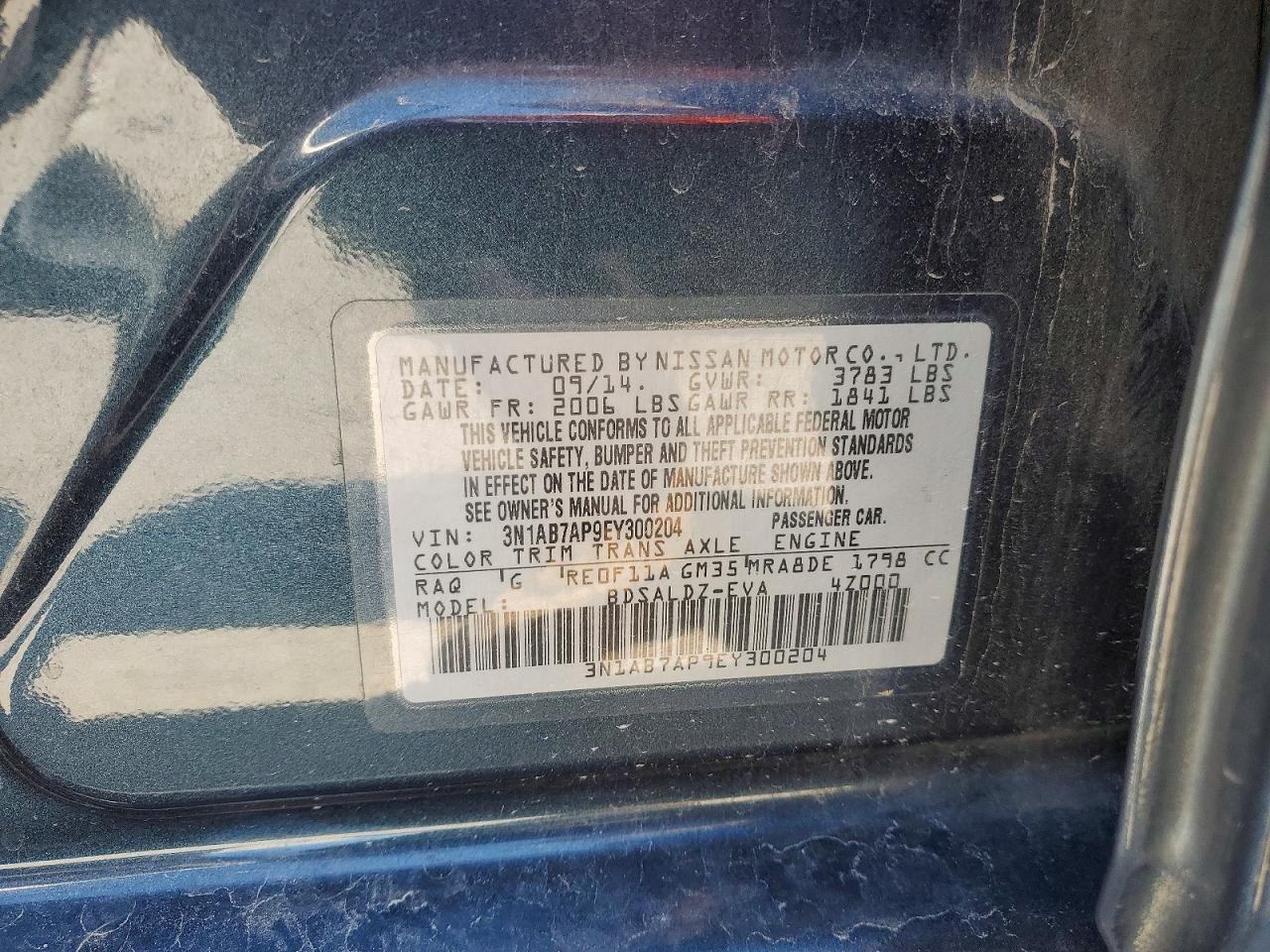 2014 Nissan Sentra Sv - zdjęcie 12
