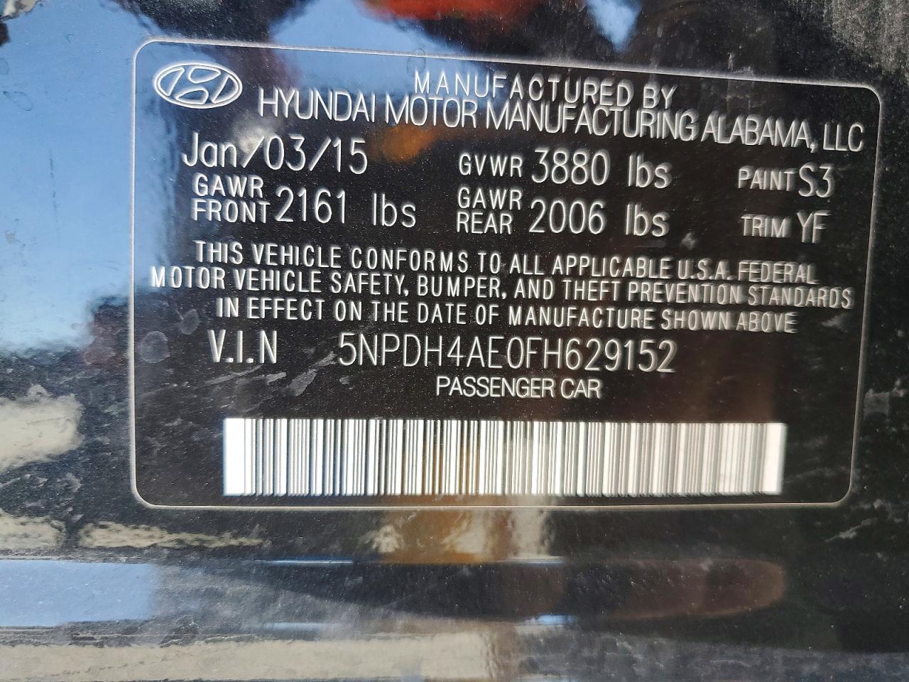 2015 Hyundai Elantra Se - zdjęcie 12