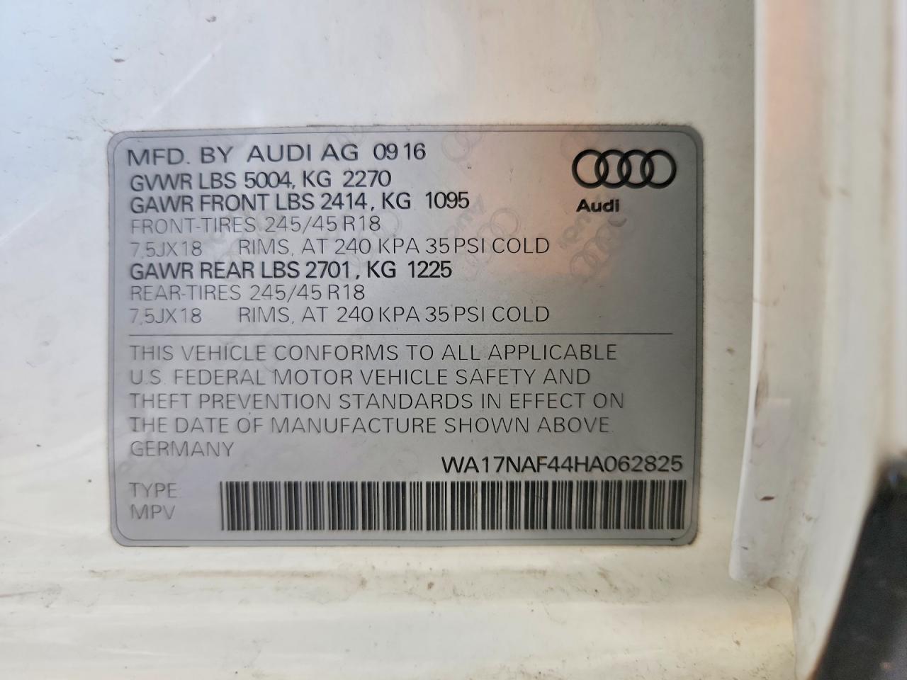 2017 Audi A4 Allroad Premium - zdjęcie 12