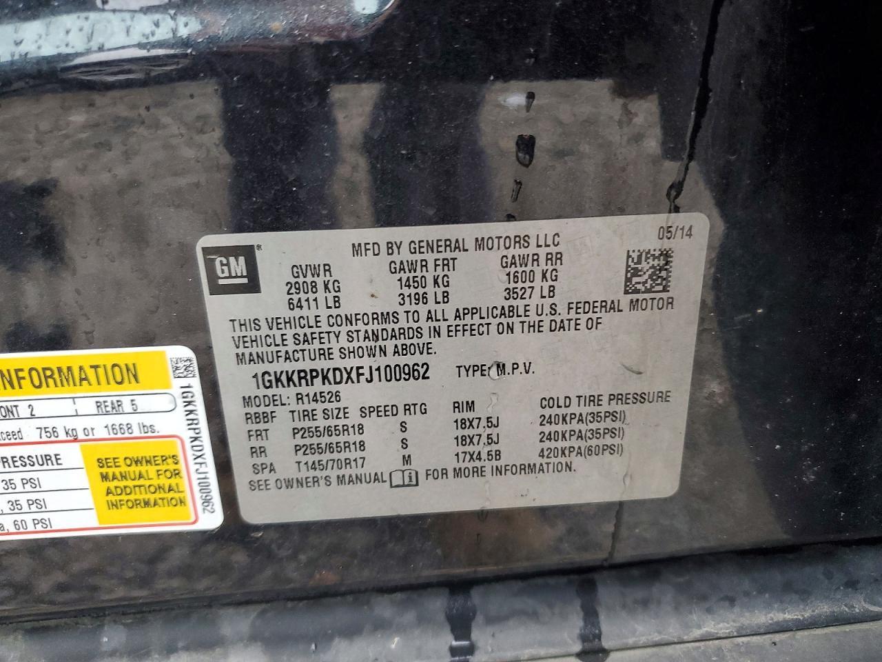 2015 GMC Acadia Sle - zdjęcie 13