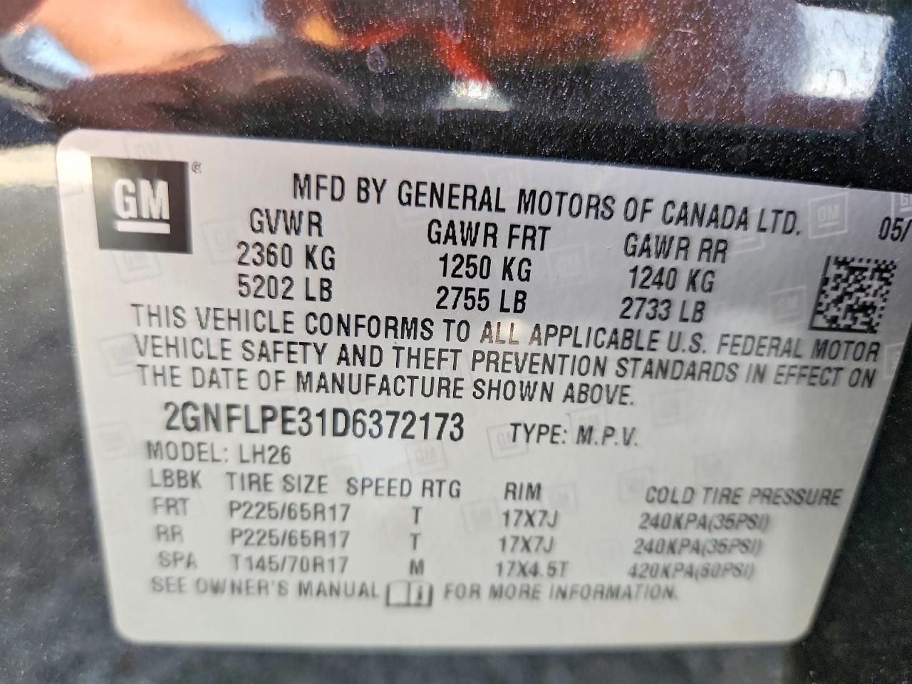 2013 Chevrolet Equinox Lt - zdjęcie 13