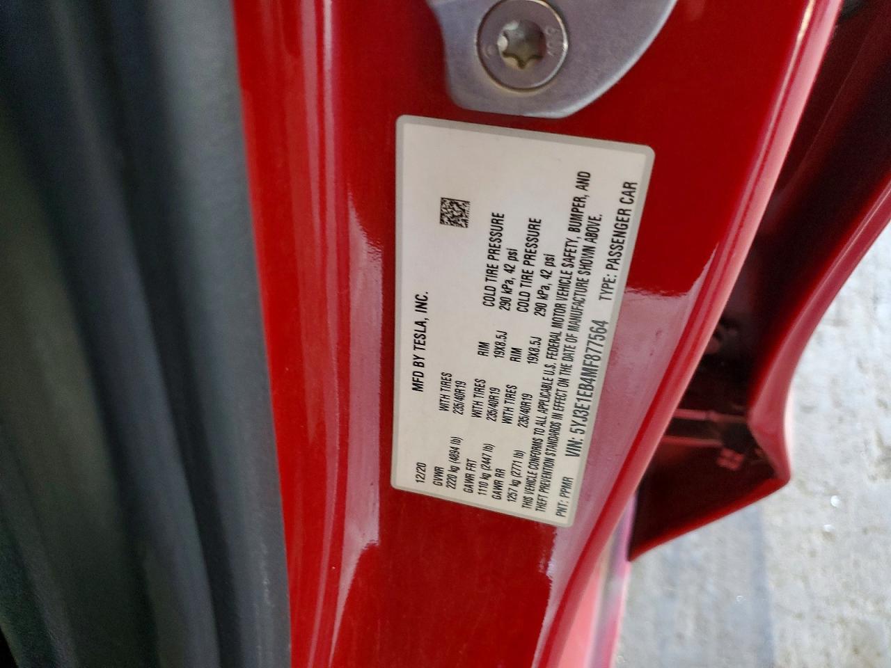 2021 Tesla Model 3 - zdjęcie 12