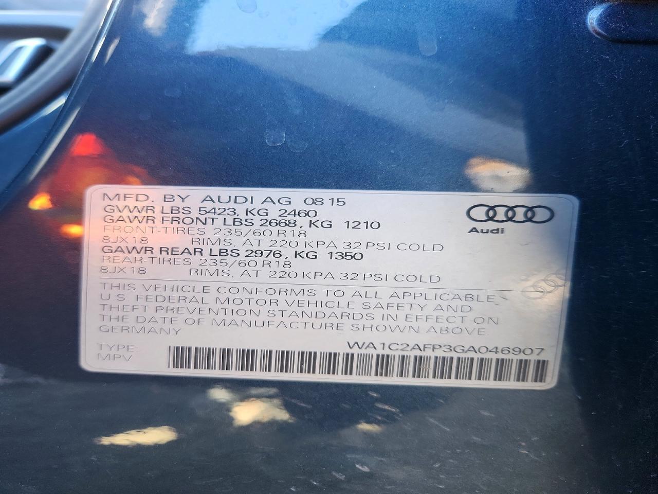 2016 Audi Q5 Premium - zdjęcie 13