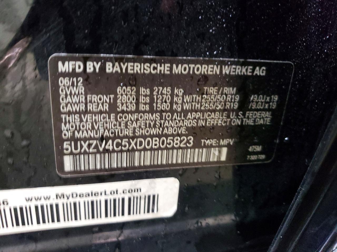 2013 BMW X5 xDrive35I - zdjęcie 13
