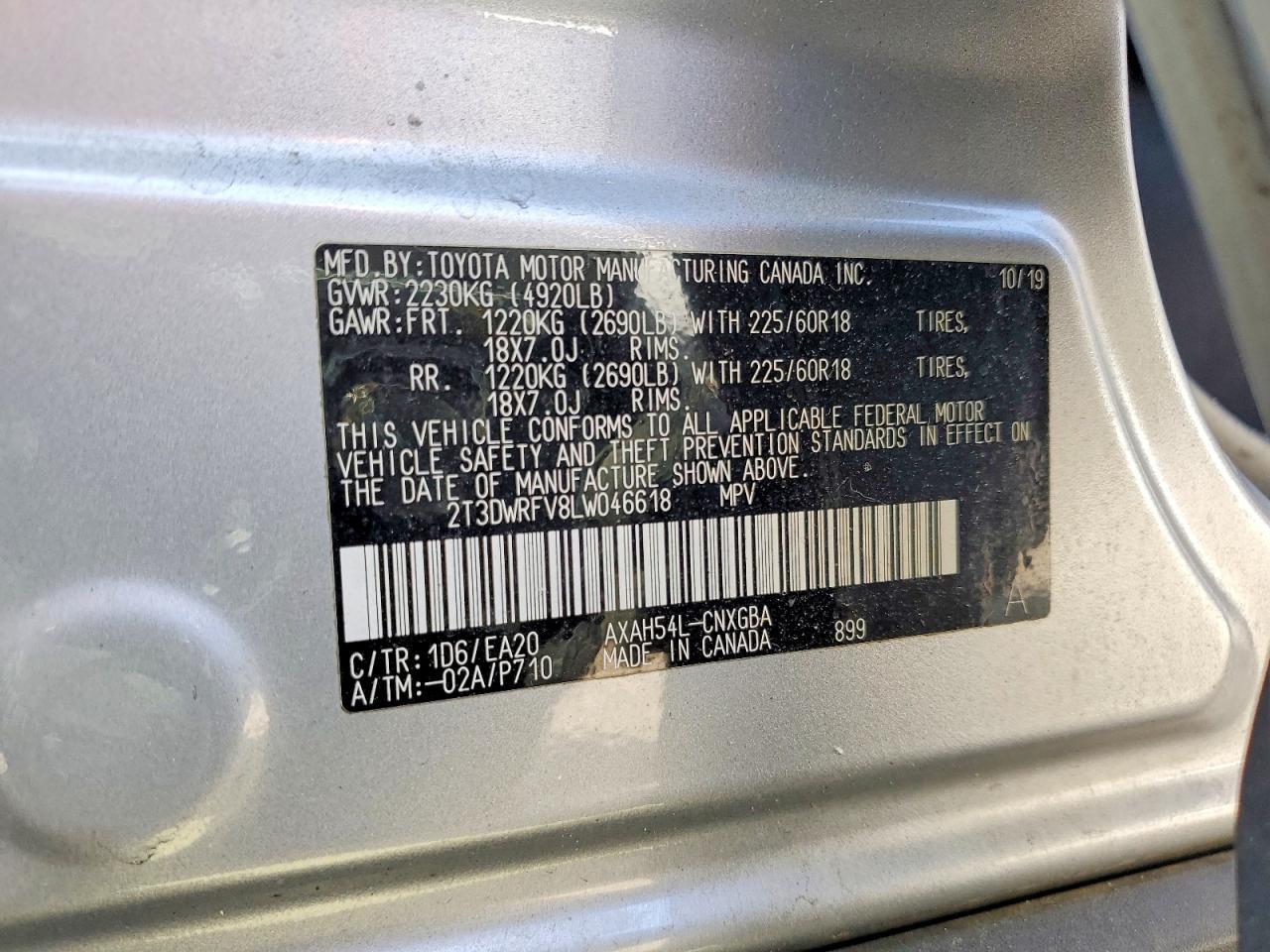 2020 Toyota Rav4 Hybrid Limited - zdjęcie 13