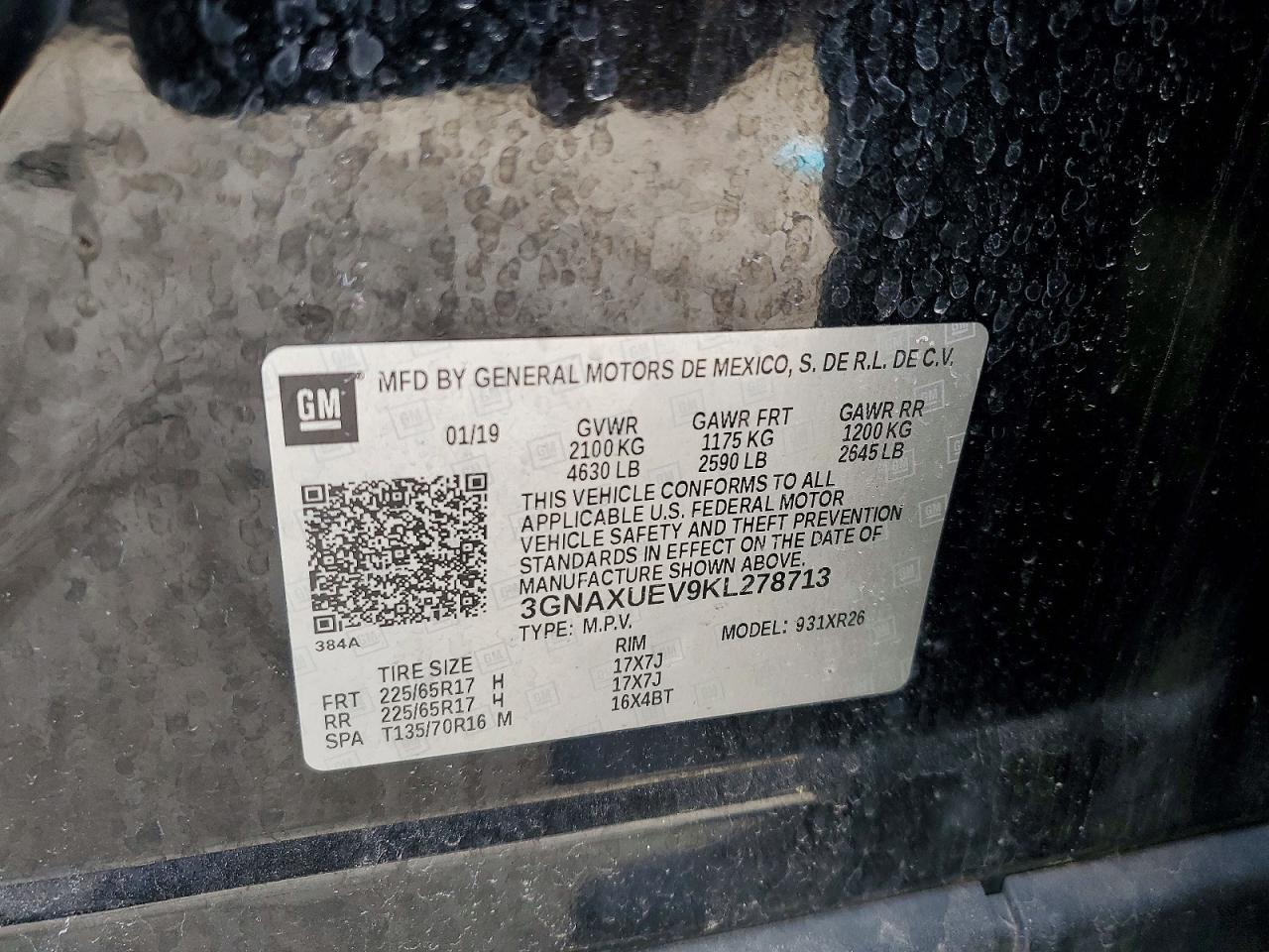 2019 Chevrolet Equinox Lt - zdjęcie 13