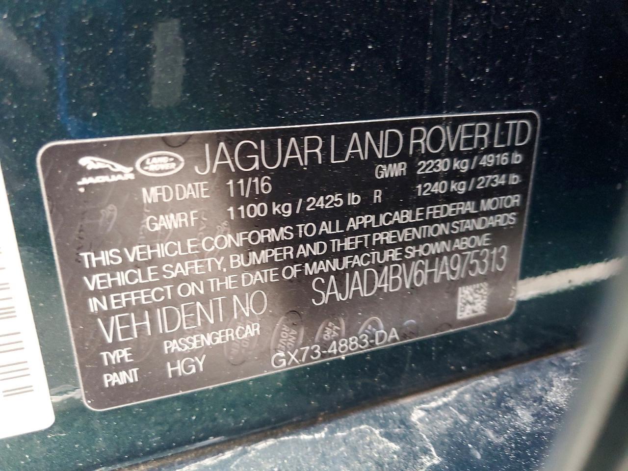 2017 Jaguar F-Pace Premium - zdjęcie 12