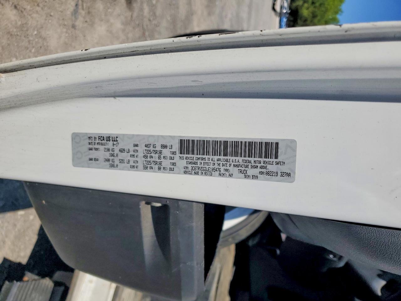 2018 Ram Promaster 2500 2500 High - zdjęcie 13